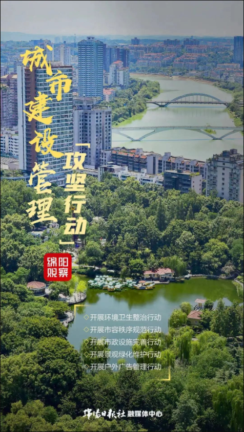 綿陽：城市建設管理攻堅行動 賦能文明城市創(chuàng)建